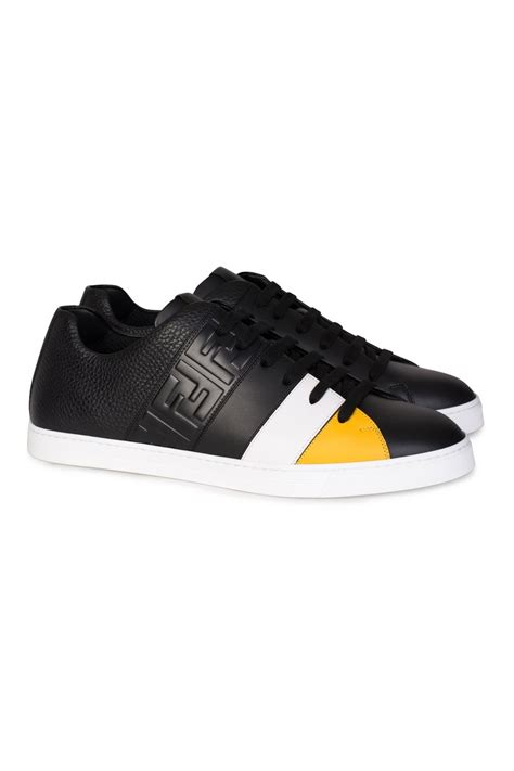 fendi ff low top sneakers|fendi ff fancy athletic sneakers.